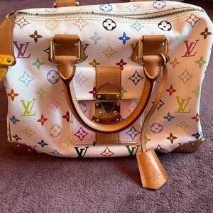 Louis Vuitton Colorful Monogram Satchel